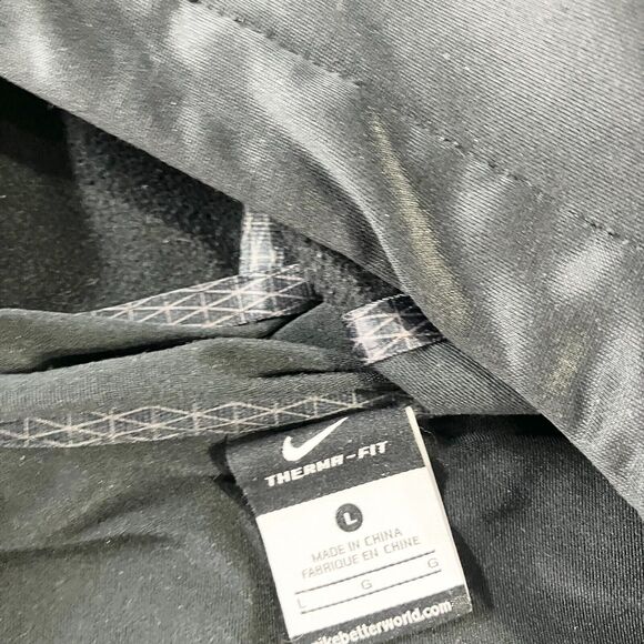 Nike Jacket Mens Large Black Lebron Ultimate Hyper Elite Therma Fit Warm Up Zip - Picture 4 of 8